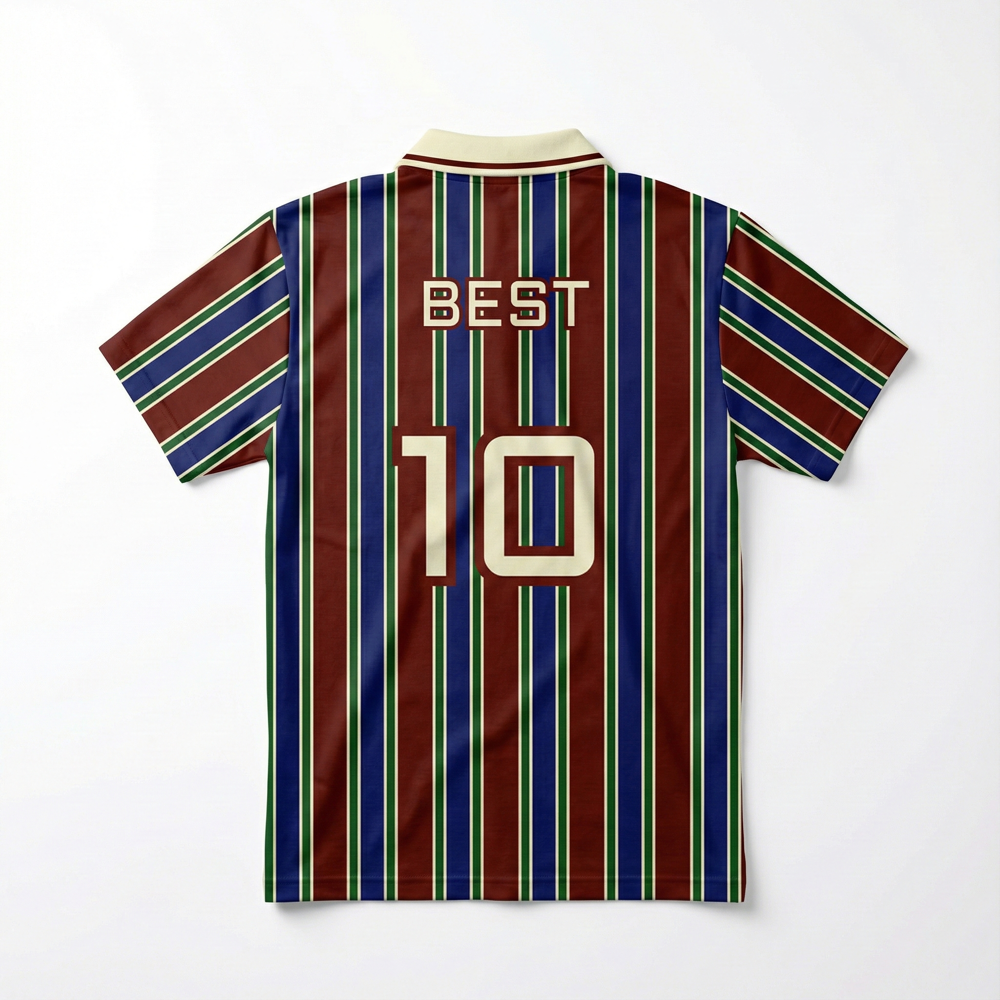 Retro Flumin Striped Polo Jersey