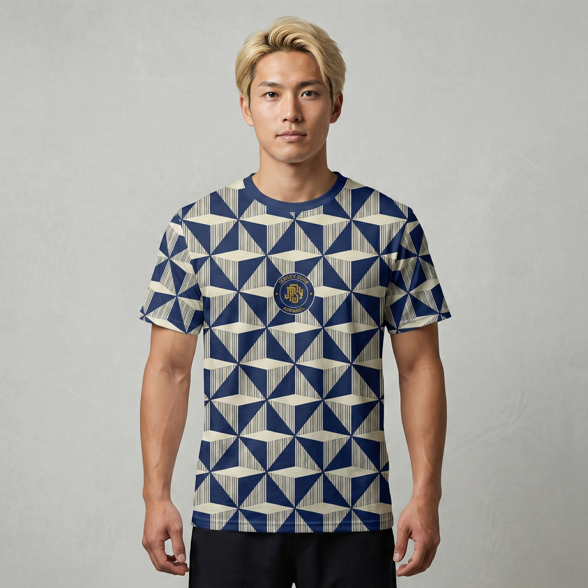 Retro Blue Diamond Jersey