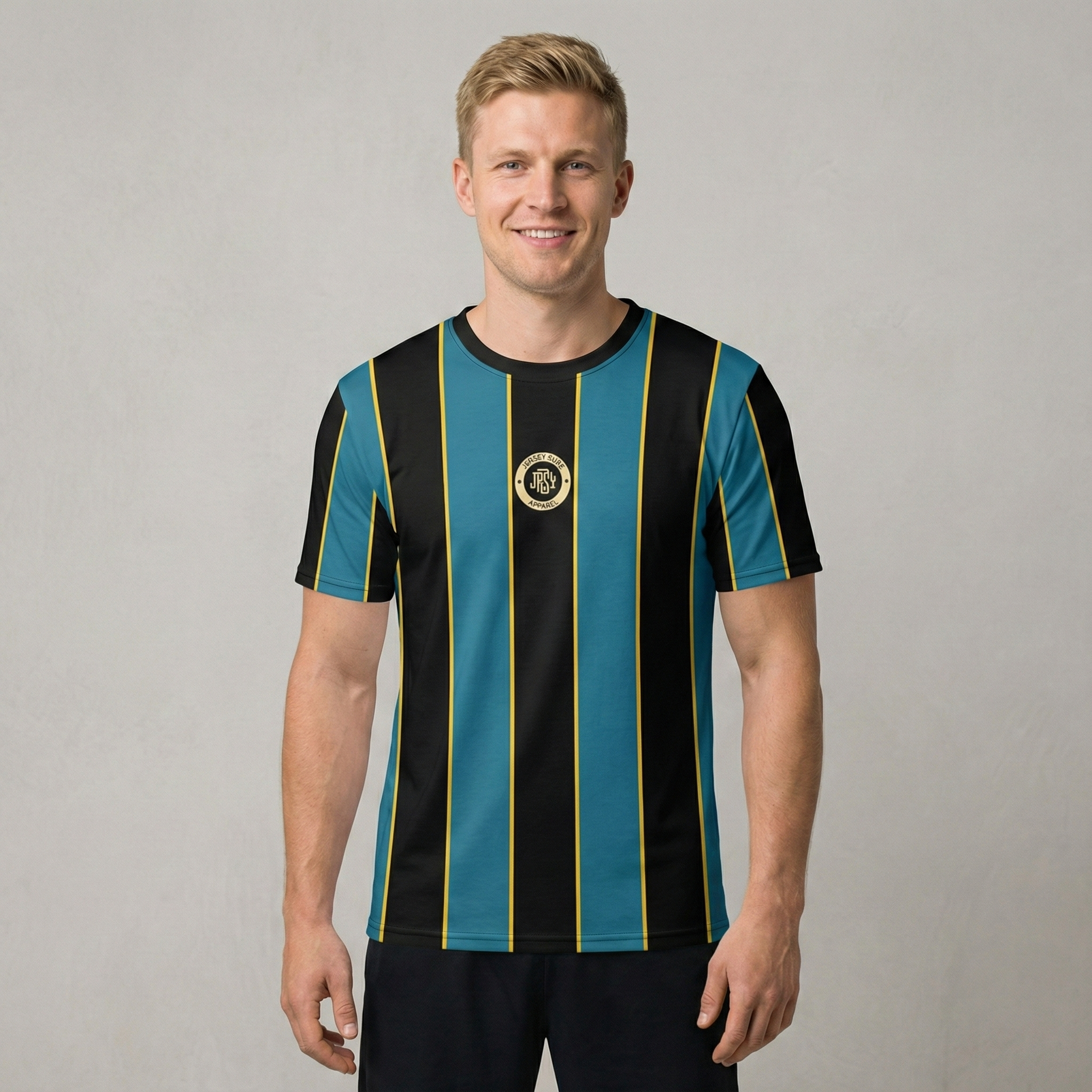 Retro Midnight Stripes Jersey