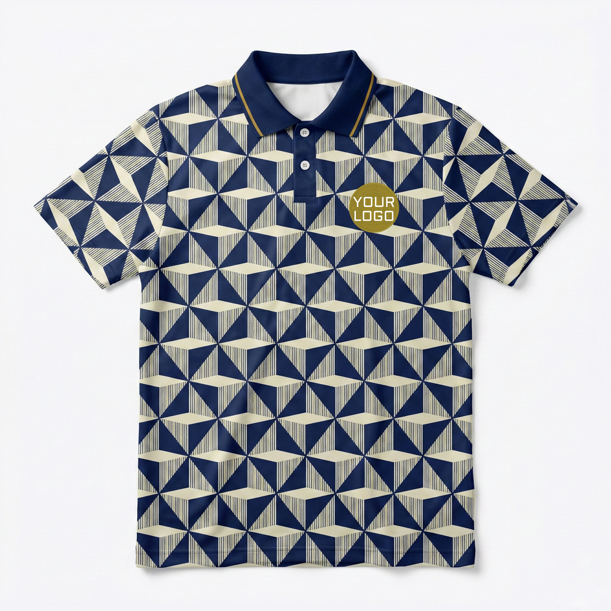 Retro Blue Diamond Jersey